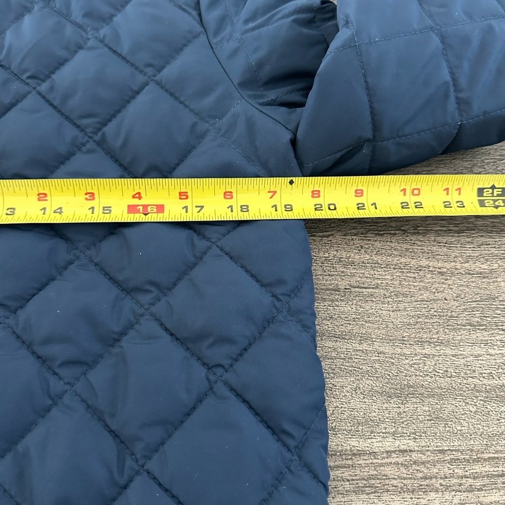Abercrombie Kids Navy Jacket with Mustard Lining - Picture 6 of 9